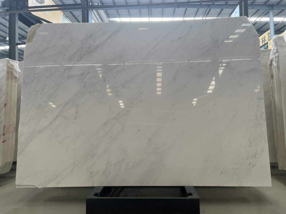 Asian Statuary White Marble Big Slab