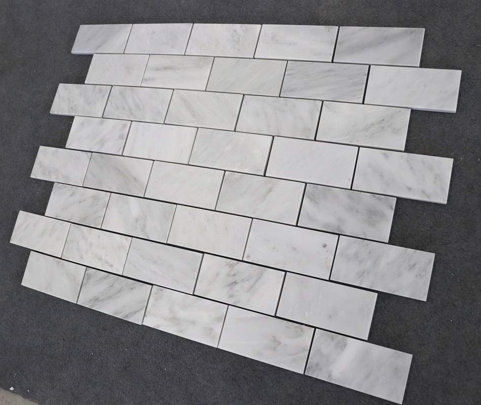 Asian Statuary marble 6"x3" polished tiles