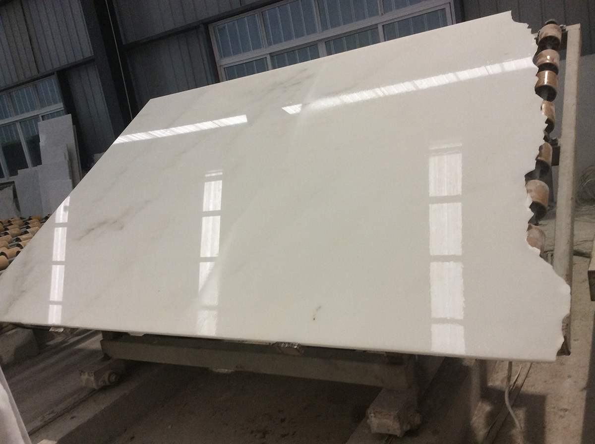 All White Marble Slabs