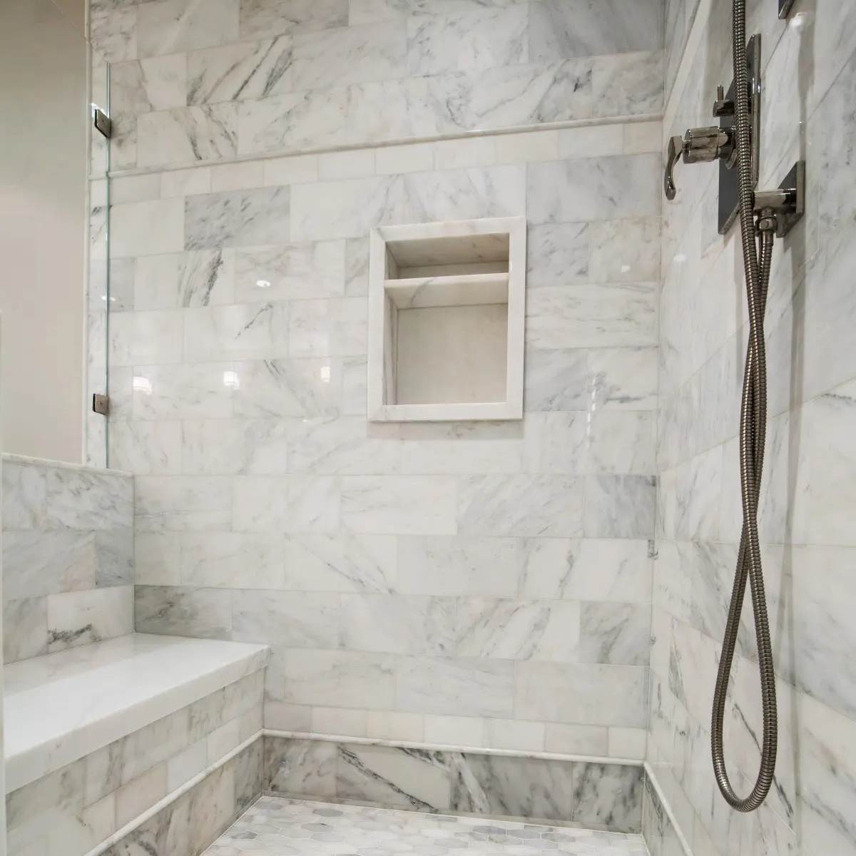 Asian Statuary Marble Tiles for Bathroom