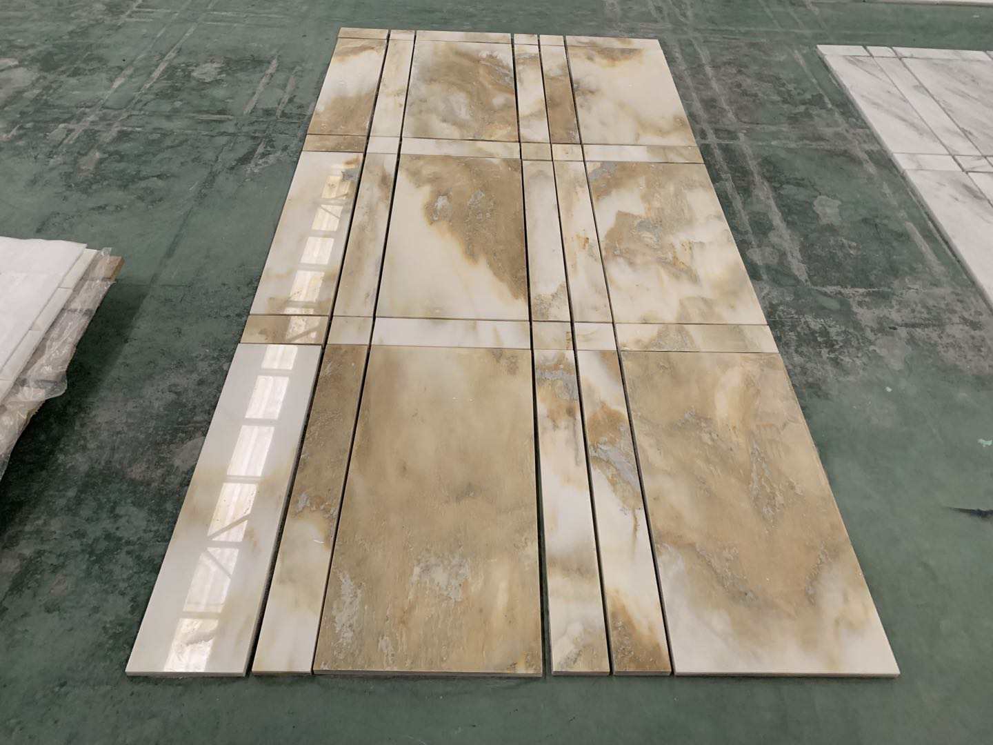 Beige Marble Flooring Tiles