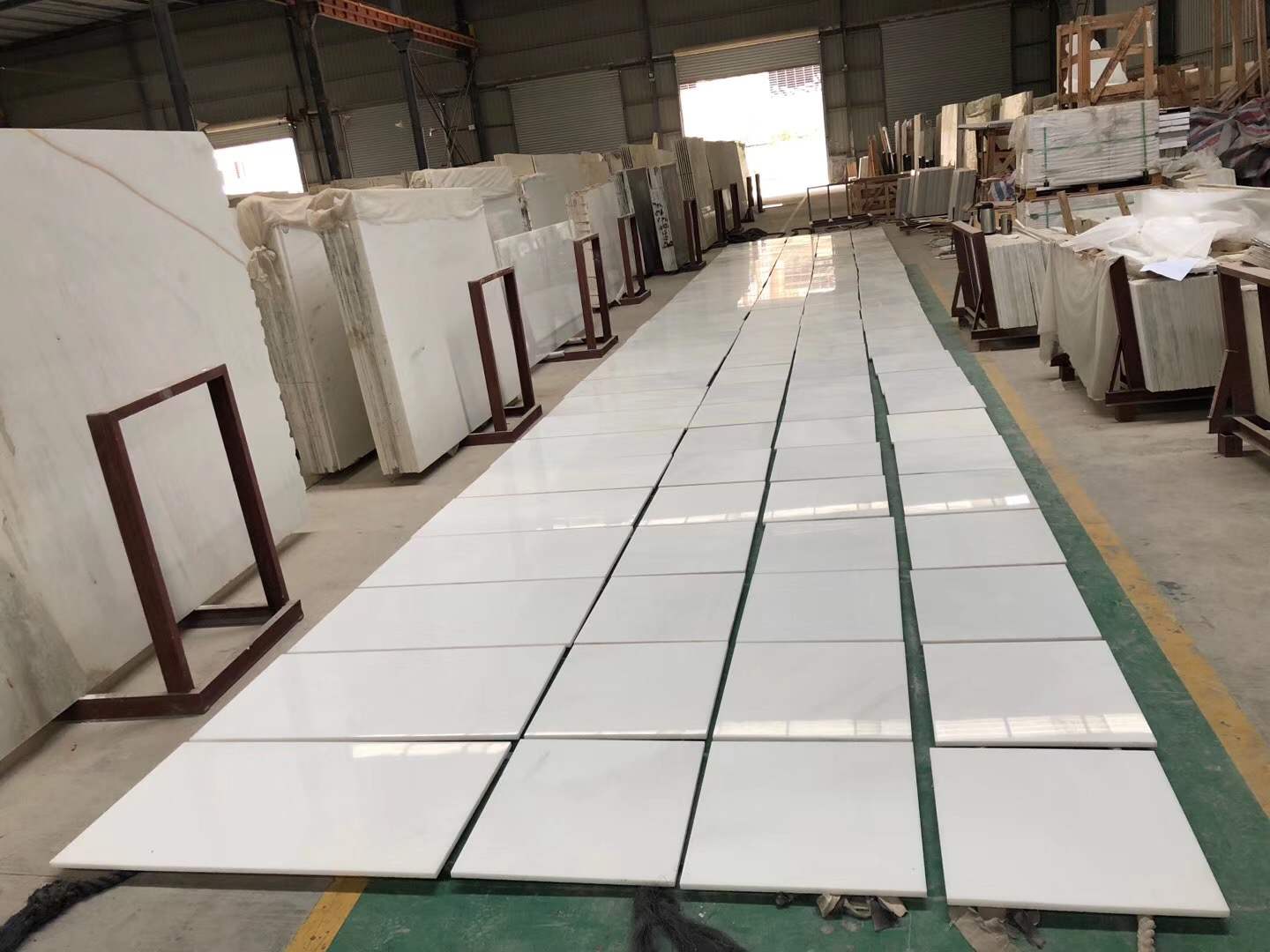 China Thassos White Marble Cut to Size Tiles
