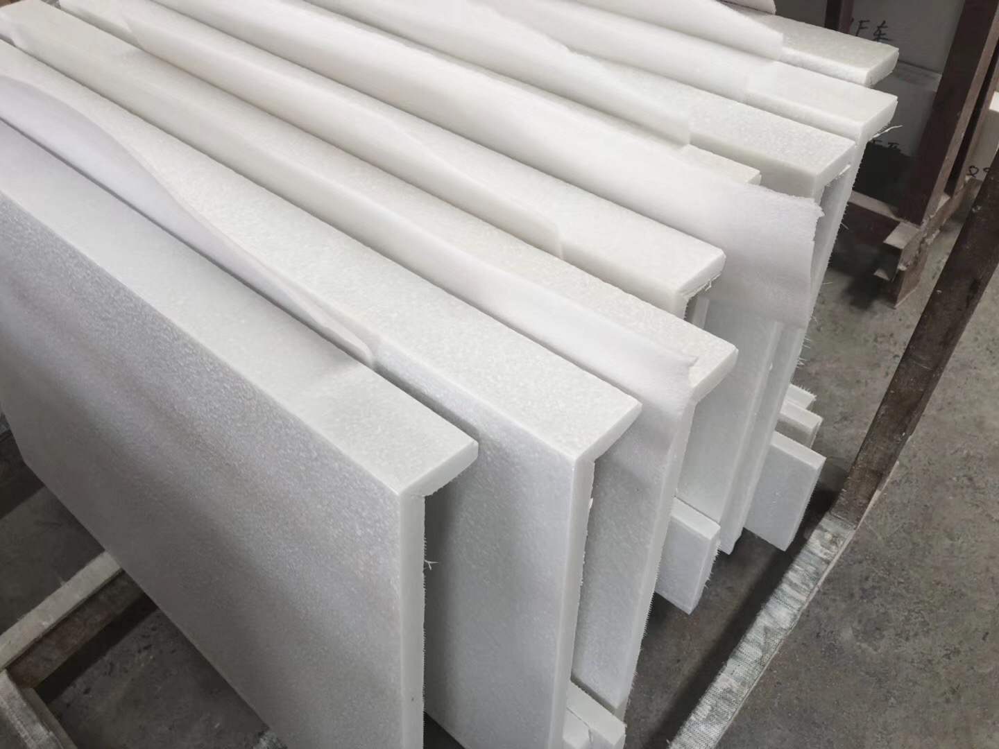 Pure White Jade Cut to Size Tiles