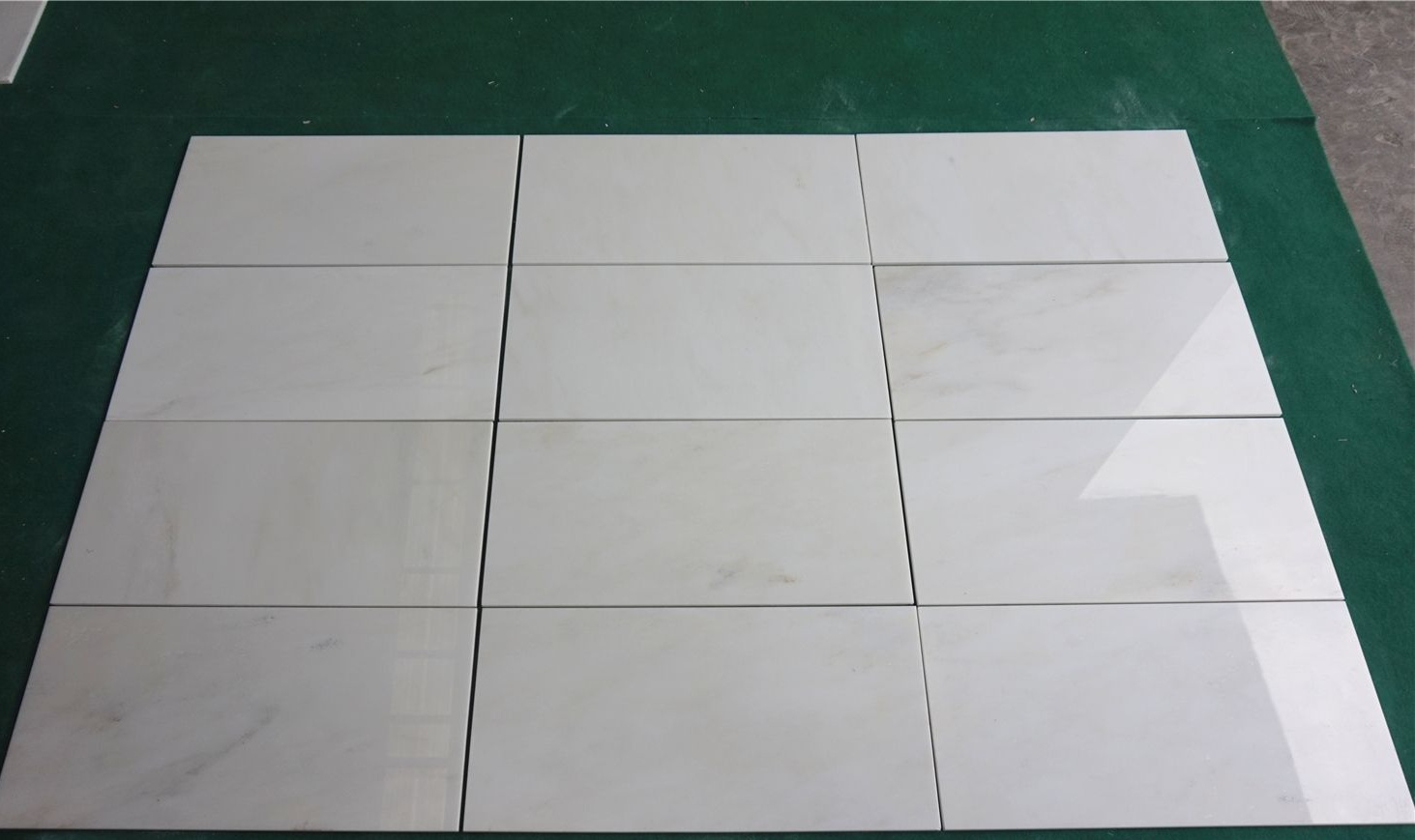 China Statuario White Marble Floor Tiles